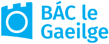 Baile Átha Cliath le Gaeilge logo